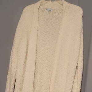 Brand NEW! Womens Grace Karin Popcorn Cardigan (Large) Ivory